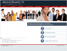 Tablet Screenshot of akers-boswell.com